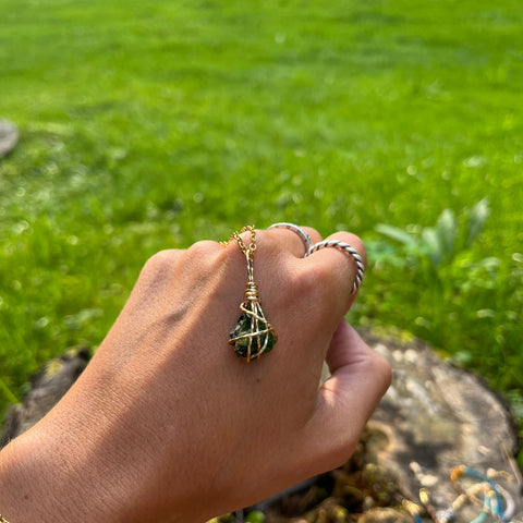 AAA Green Tourmaline Necklace