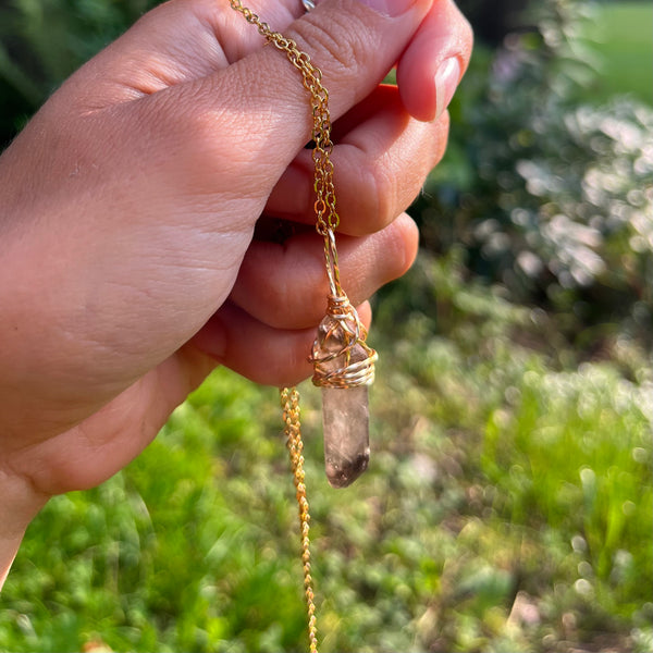Smoky Quartz Necklace