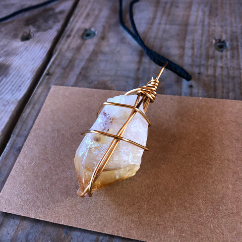 Meditation Necklace (XLARGE Citrine)