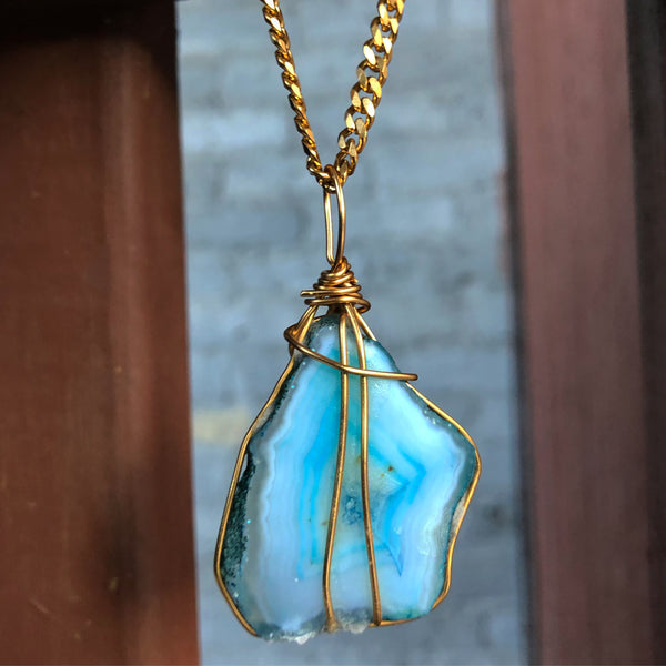 Large Solar Quartz (blue)