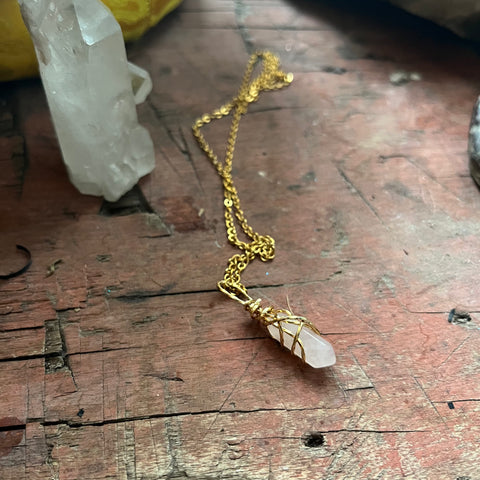 Rose Quartz Necklace