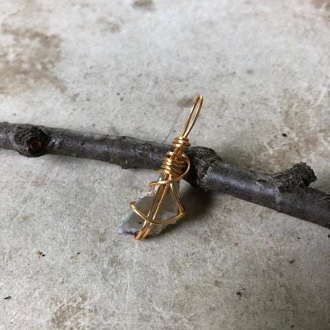 Tiffany Stone (Gold Plated)(Small)