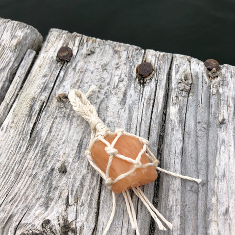Macrame Peach Aventurine