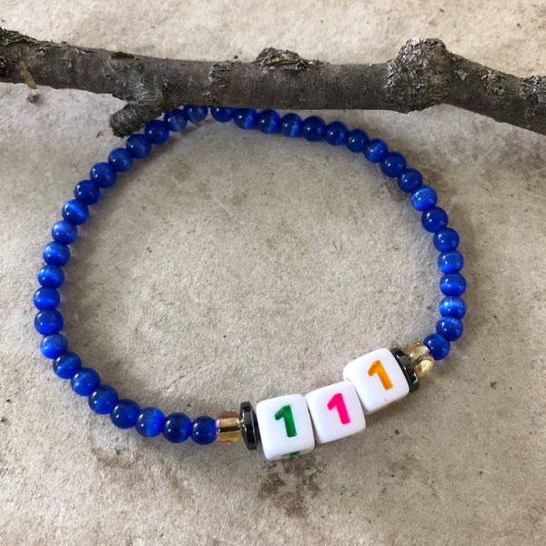 Angel Number Gemstone Bracelet