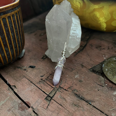 Lepidolite (Sterling Silver)