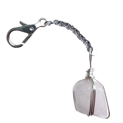 Rose Quartz (keychain)