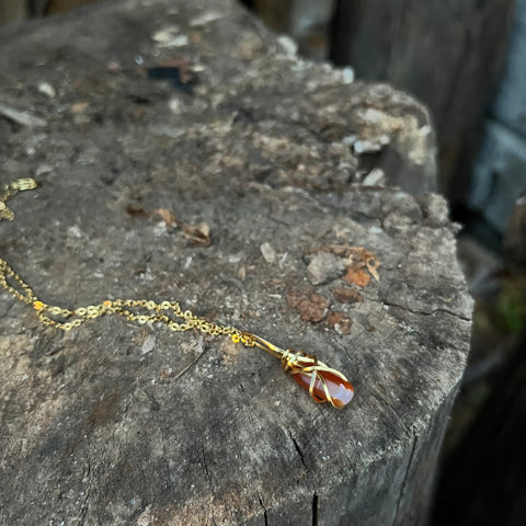 Carnelian Necklace (small)