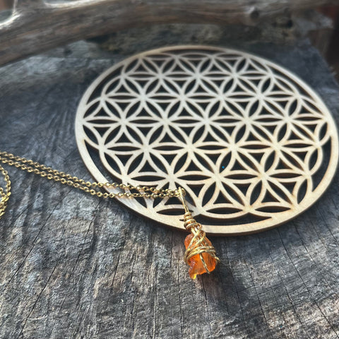 Fire Opal (Ethiopian) Necklace