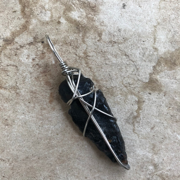 Obsidian Meditation Pendant (Large)