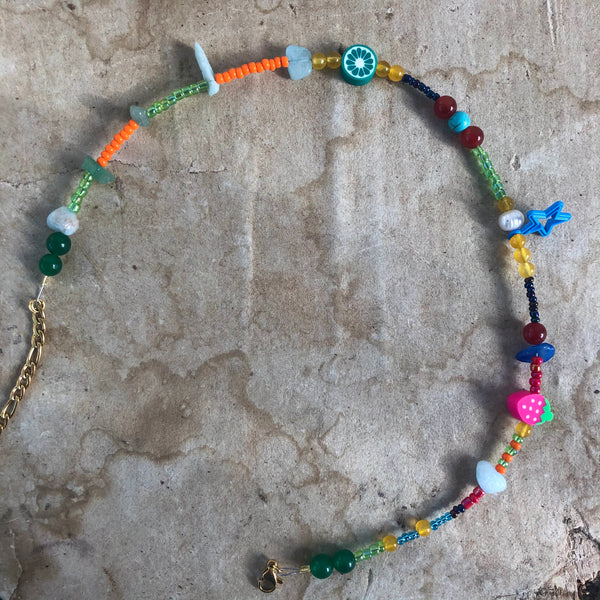 Mixed☆beads Choker