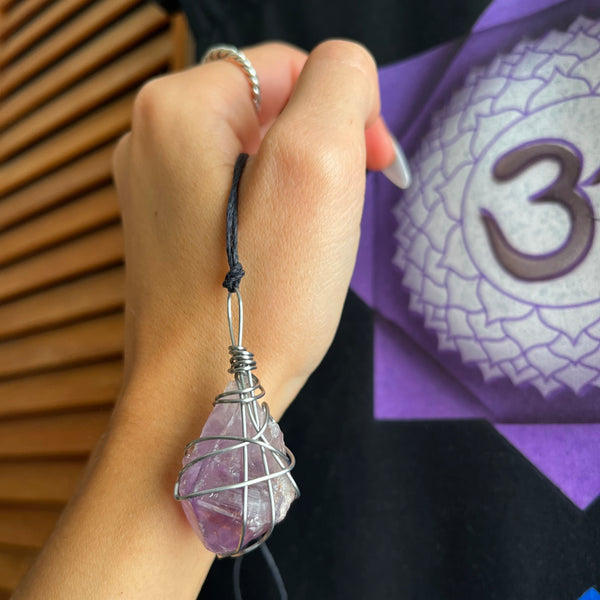 Large Amethyst (stainless steel)