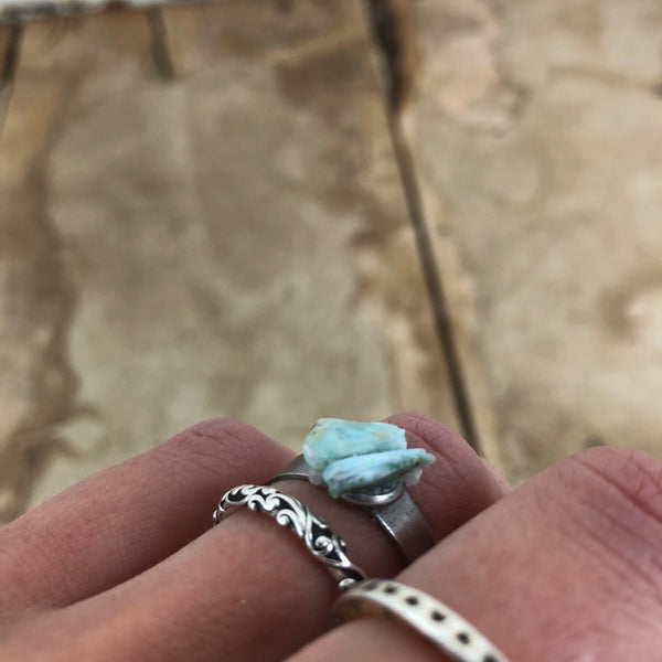 Larimar Stone Ring