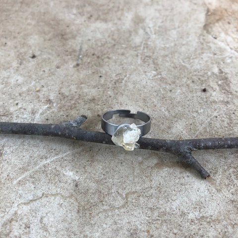 Raw Citrine Ring