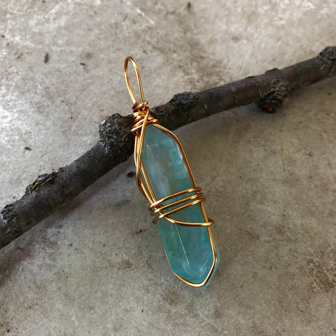 Crackle Quartz (Blue)