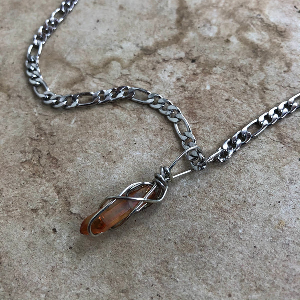 Tangerine Aura Quartz (small!)