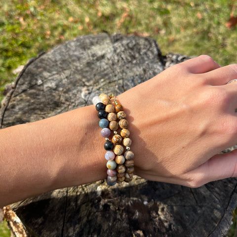 Live in the Present Moment (3 bracelets