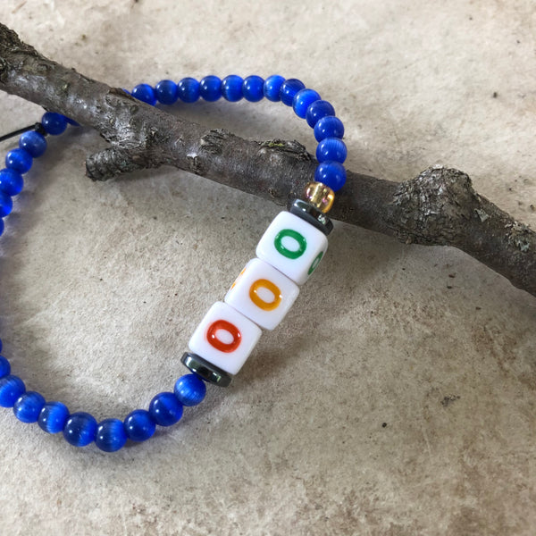 Angel Number Gemstone Bracelet