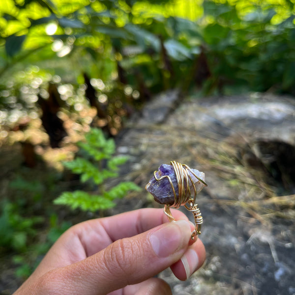 Amethyst Ring (size 6-7)