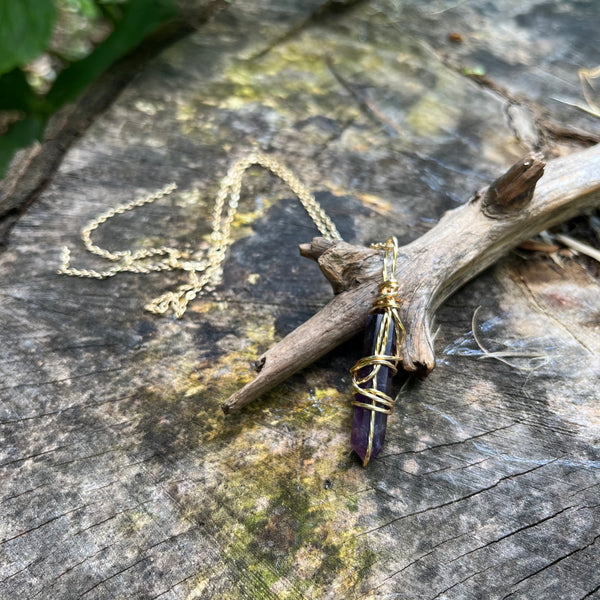 Amethyst Point Necklace