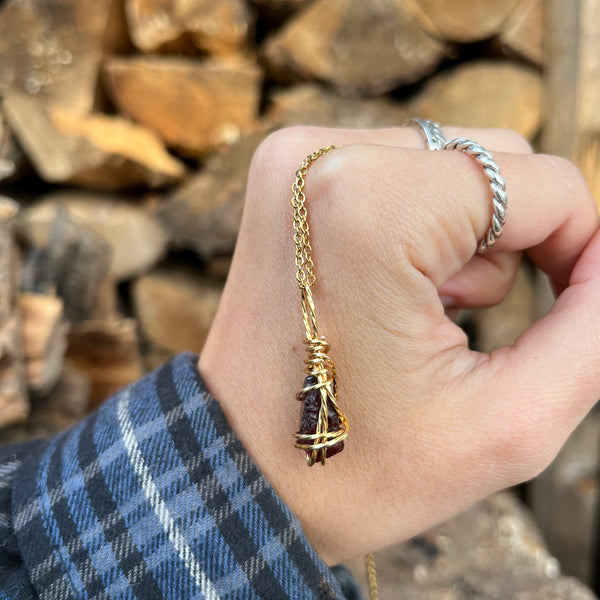 Garnet Necklace (small)