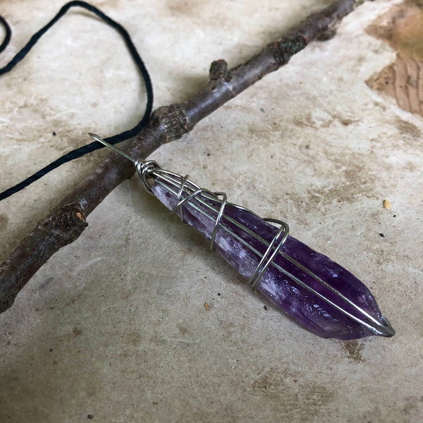 Amethyst Elestial Torch (Large)
