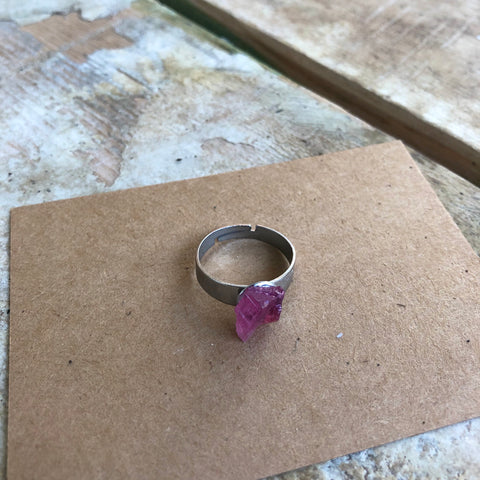Pink Tourmaline Ring