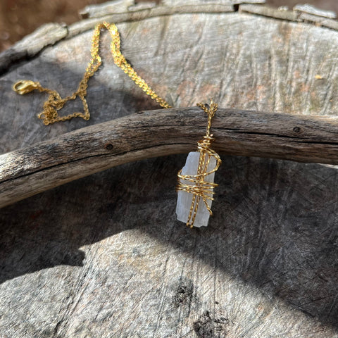 Selenite Necklace