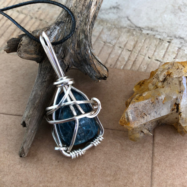 Blue Apatite Necklace