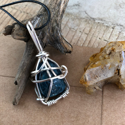 Blue Apatite Necklace