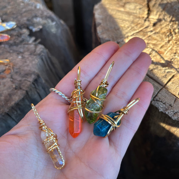 Blue Apatite Necklace