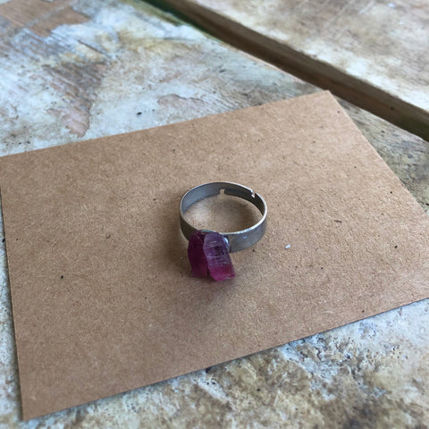 Pink Tourmaline Ring