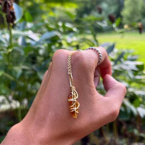 Amber necklace