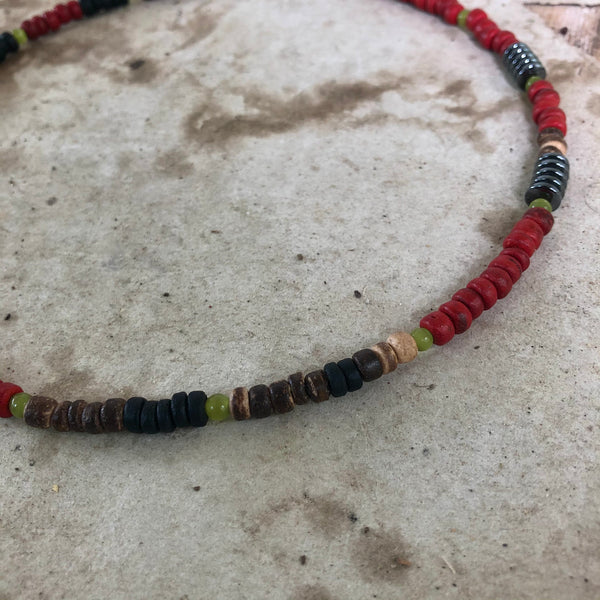 Wood Beads Necklace