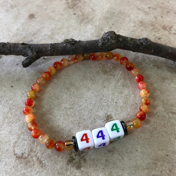 Angel Number Gemstone Bracelet