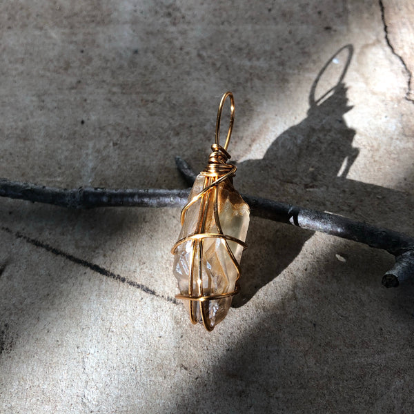Natural Citrine Point (Large)