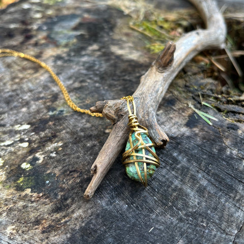 African Turquoise Necklace