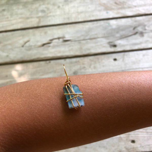 Rainbow/Blue Moonstone (with Natural Black Tourmaline Inclusions)