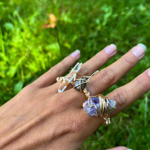 Amethyst Ring (size 6-7)