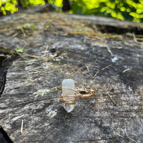 Clear Quartz Ring (size 6-7)