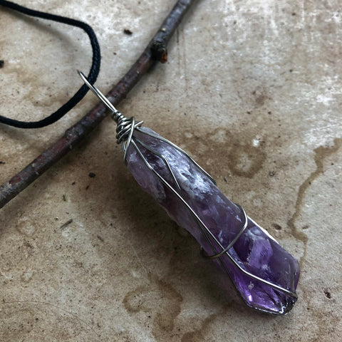 Amethyst Elestial Torch (Large)