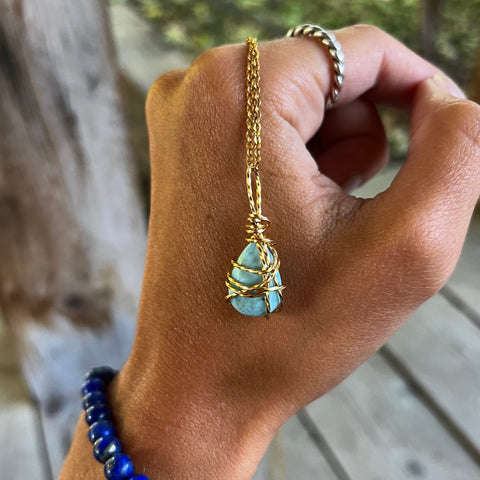Larimar Necklace