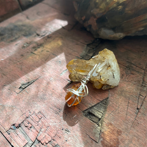 AAA grade Citrine (925 sterling silver)