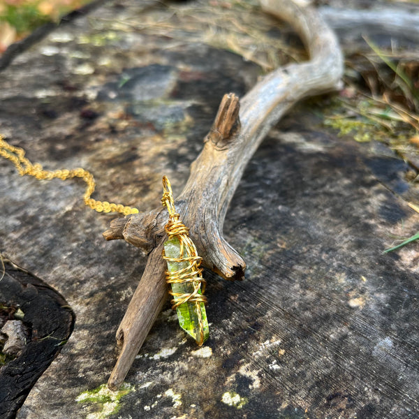 Green Quartz Necklace