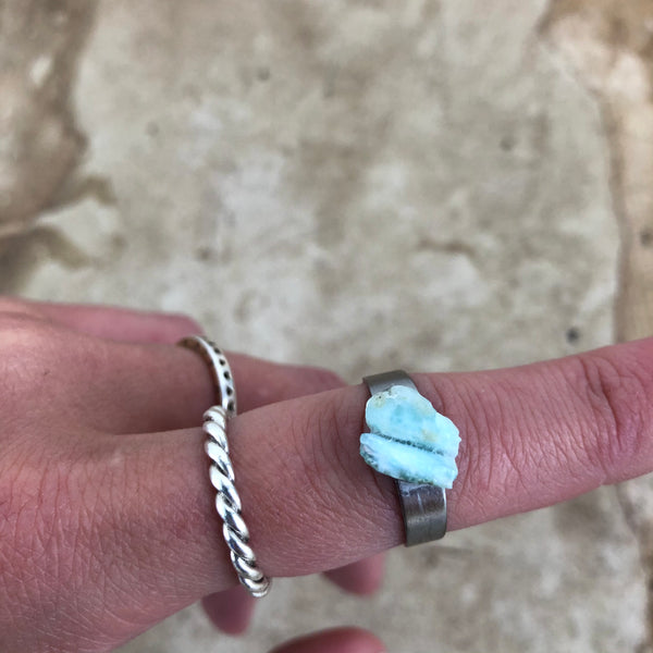 Larimar Stone Ring