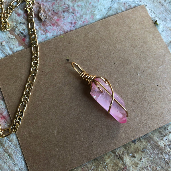 Rose Aura Quartz