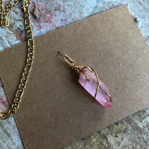 Rose Aura Quartz