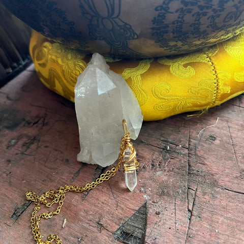 Clear Quartz Necklace