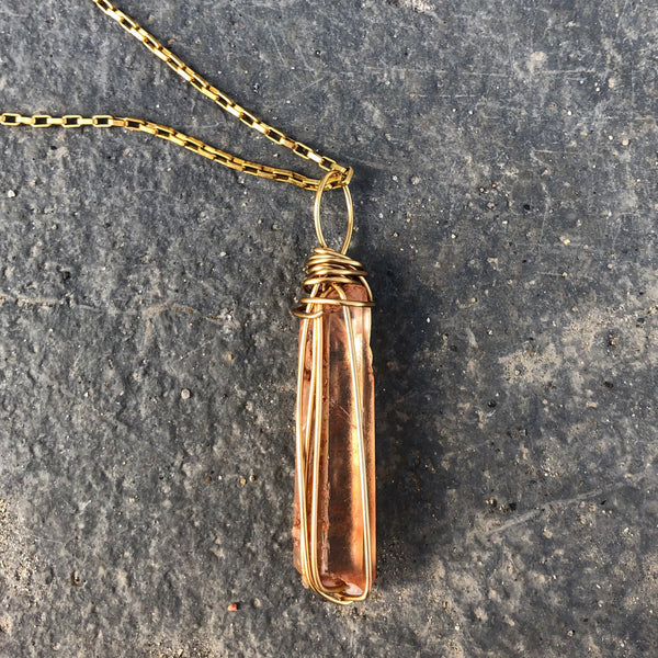 Large Tangerine Quartz