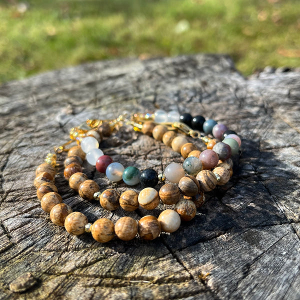 Live in the Present Moment (3 bracelets