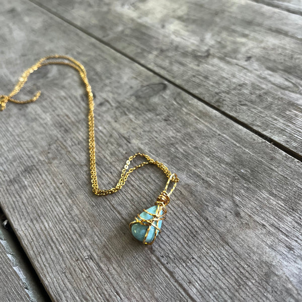 Larimar Necklace